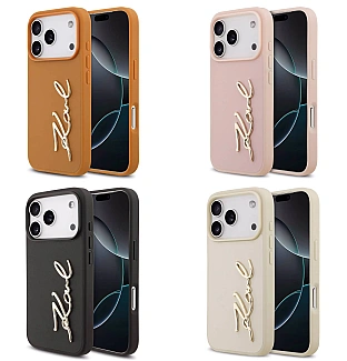 قاب کارل لاگرفلد Karl Lagerfeld نوشته برجسته Iphone سری 17